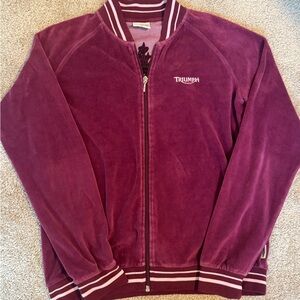 Triumph Purple Embroidered Sweatshirt